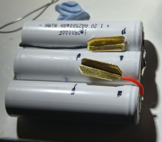 HP65 NiMH contacts